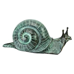 3.5 in. H Bronze Snails Medium Garden Statue