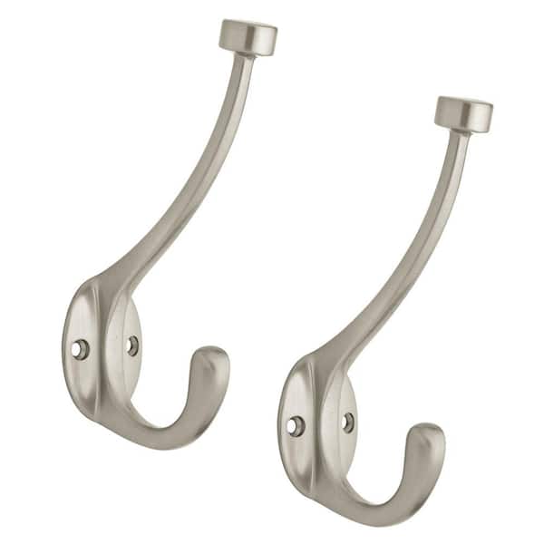 Qty 6 to 100 Nickel Plated or Silver Garment or Clothing Hooks