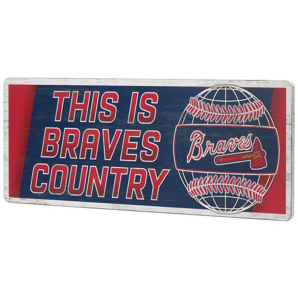 Atlanta Braves Wood Flag - Atlanta Braves Sign - Braves Wall Art - Atlanta  Braves Wall Decor - Braves Baseball Gift