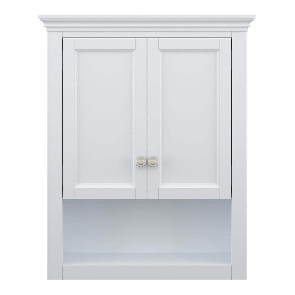 Home Decorators Collection Lamport 26 in. W x 32 in. H Wall Cabinet in White