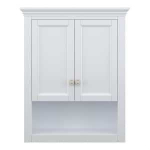 Lamport 26 in. W x 8 in. D x 32 in. H Bathroom Storage Wall Cabinet in White