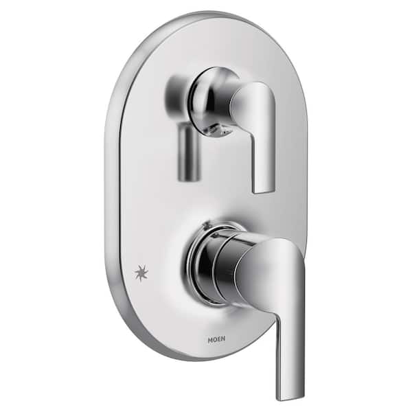 MOEN Doux M-CORE 3-Series 2-Handle Shower Trim Kit with Integrated Transfer Valve in Chrome (Valve Not Included)