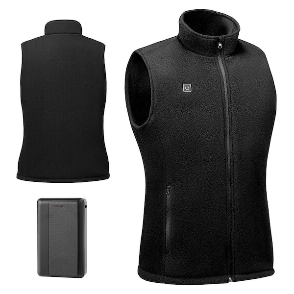 Heated Vest, Women Electric Heating Vest with 16000 mAh Battery Pack, 6 Heating Zones Lightweight Rechargeable, Size S