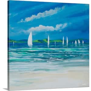 "Sail Away Beach II" by Dan Meneely Canvas Wall Art