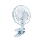 6 in. 2 Speed Personal Clip-on Fan with Adjustable Tilt