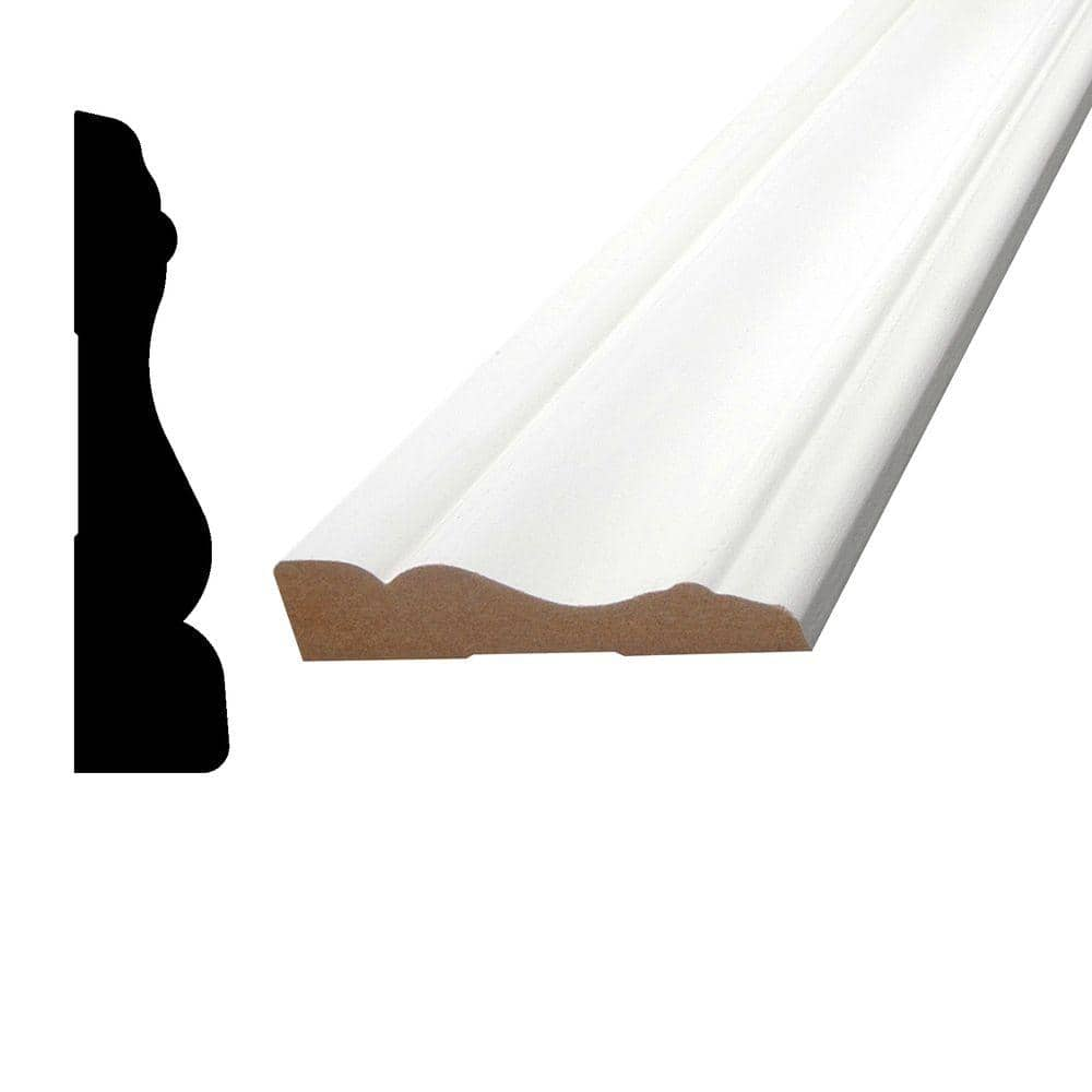 5/8 in. x 2-3/4 in. x 84 in. Primed MDF Casing Moulding