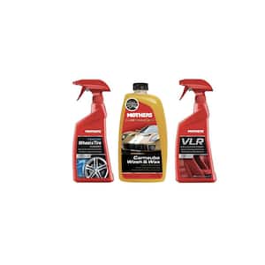 Clean, Shine and Protect Bundle (Wash and Wax, Foaming Wheel and Tire Cleaner and VLR Spray)