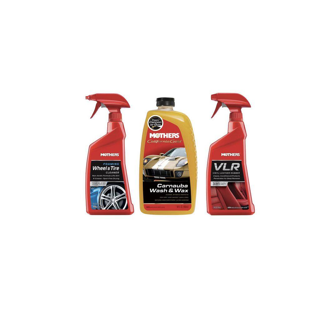 Clean, Shine and Protect Kit (Wash and Wax, Foaming Wheel and Tire Cleaner and VLR Spray) price history on PriceWatchPro