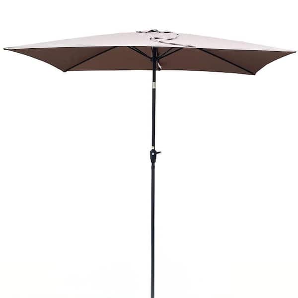6x9 patio umbrella Backyard Expressions 9ft Solar with 32 LED Lights and you cant seem to avoid unwanted sunlight Sonerlic Patio 6x9 FT LED