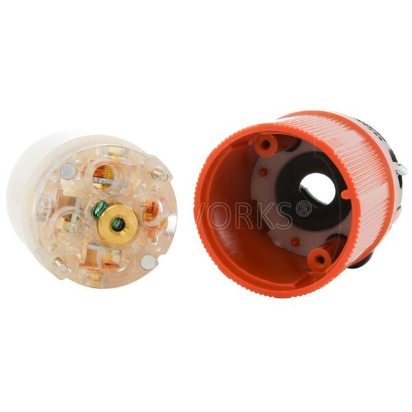 AC WORKS NEMA L22-30R 30A 3-Phase Y 277/480V 5-Prong Locking
