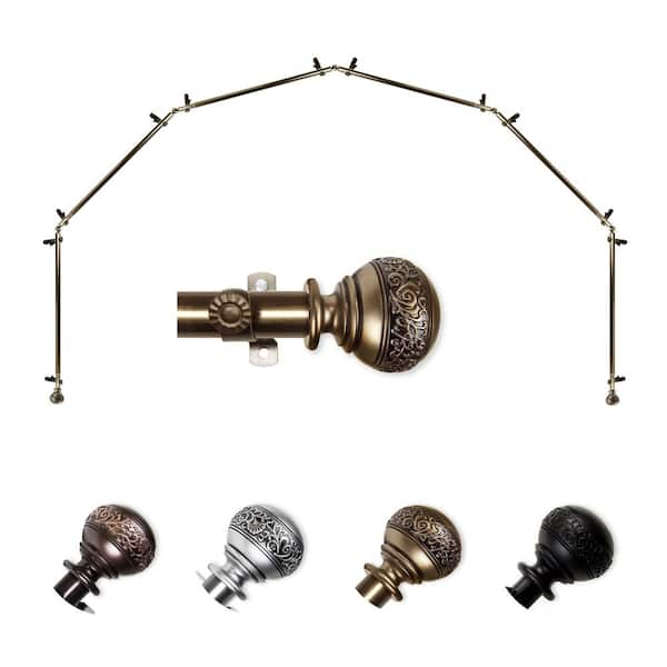 How To: Create An Antique Brass Finish  Curtain rods, Finials for curtain  rods, Shine your light