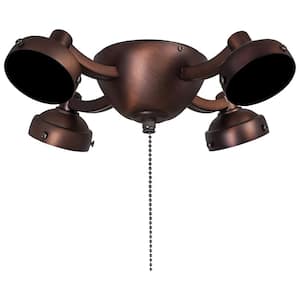 Aire 4-Light LED Dark Brushed Bronze Ceiling Fan Universal Light Kit