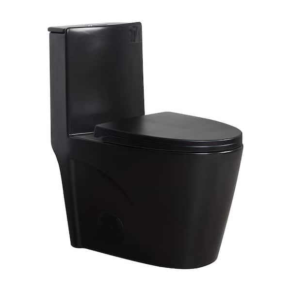 Dual Flush 1-piece 1.28/1.6 GPF Elongated One Piece Toilet with Soft Closing Seat Dual Flush 1-piece 1.28/1.6 GPF Elongated One Piece Toilet with Soft Closing Seat