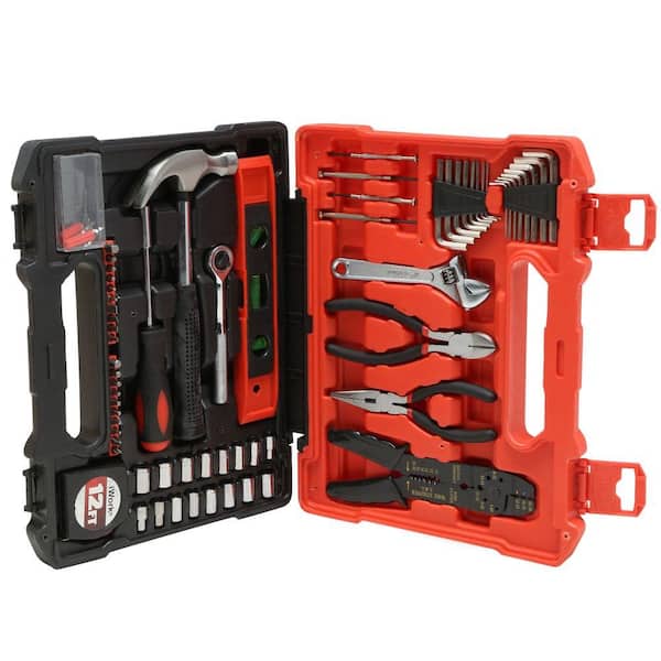 Stalwart Household Hand Tools, Tool Set - 9 Piece, Set Includes -  Adjustable Wrench, Screwdriver, Pliers (Tool Kit for the Home, Office, or  Car) 