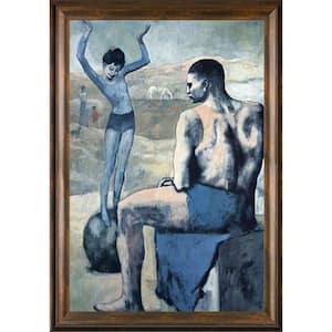 Girl on the ball by Pablo Picasso Modena Vintage Framed People Oil Painting Art Print 29 in. x 41 in.