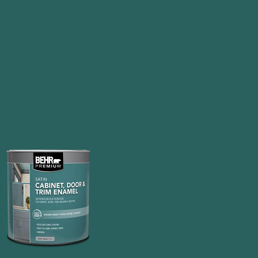 1 qt. #MQ6-05 Verdant Forest Satin Enamel Interior/Exterior Cabinet, Door & Trim Paint price history on PriceWatchPro
