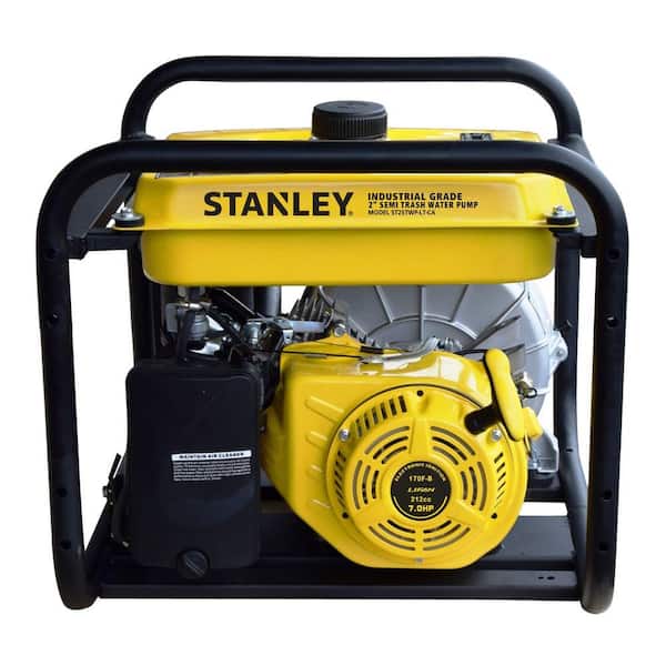 Stanley 7 HP Non-Submersible 2 in. Semi Trash Water Pump