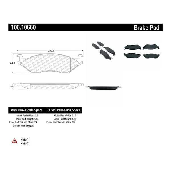 Centric Parts Disc Brake Pad Set