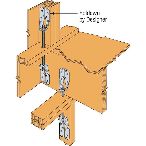 Buy Dtt Zmax Galvanized Deck Tension Tie For 2x Nominal Lumber With 1 1