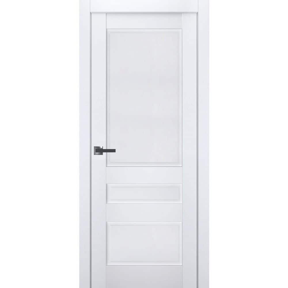 30 in. x 96 in. 1 Panel White Finished Solid Wood Sliding Door with Hardware price history on PriceWatchPro