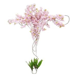 Artificial Cherry Blossom Tree Arch Pink Fake Flower Branches Decor