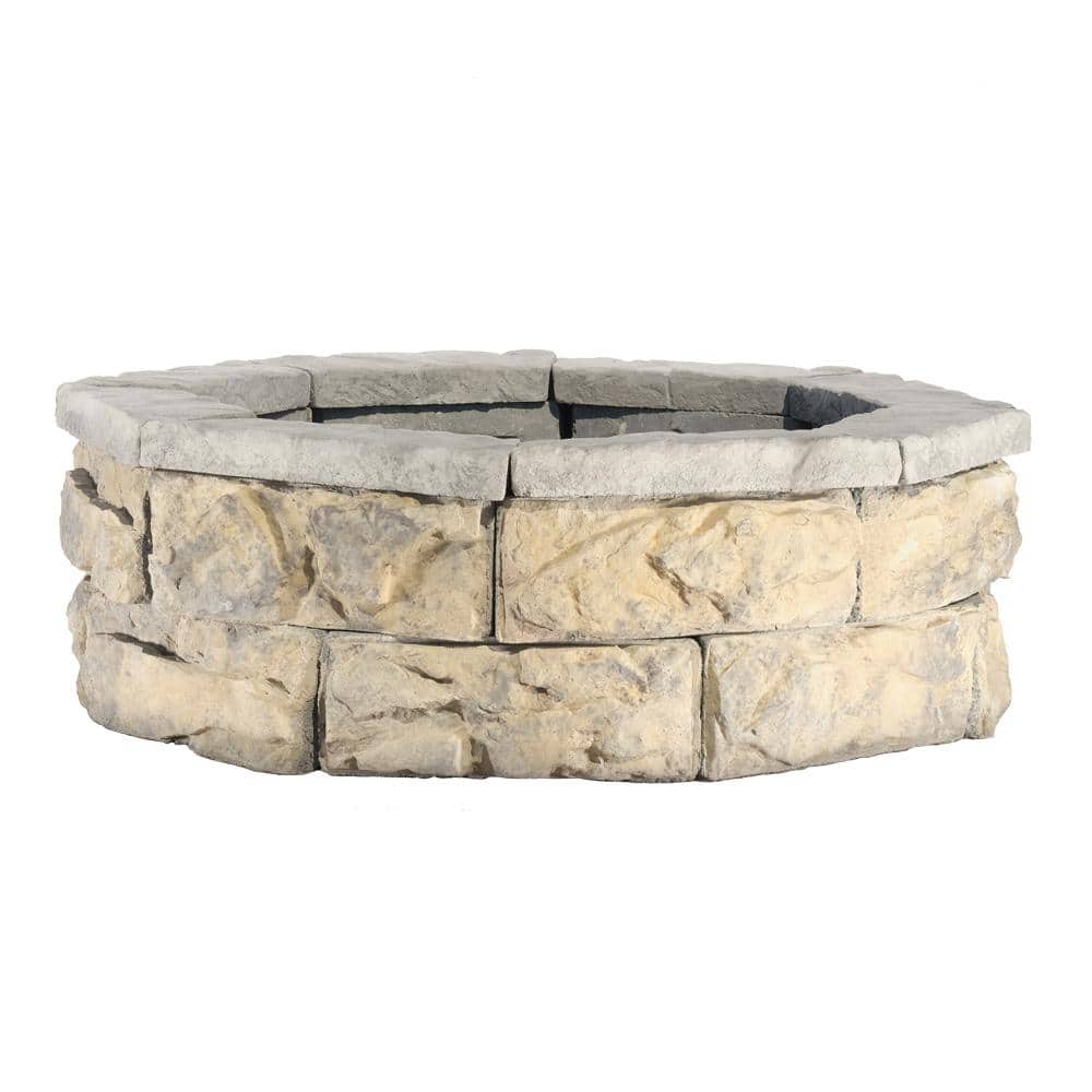 Natural Concrete S Co 30 In, Natural Stone Fire Pit Kit