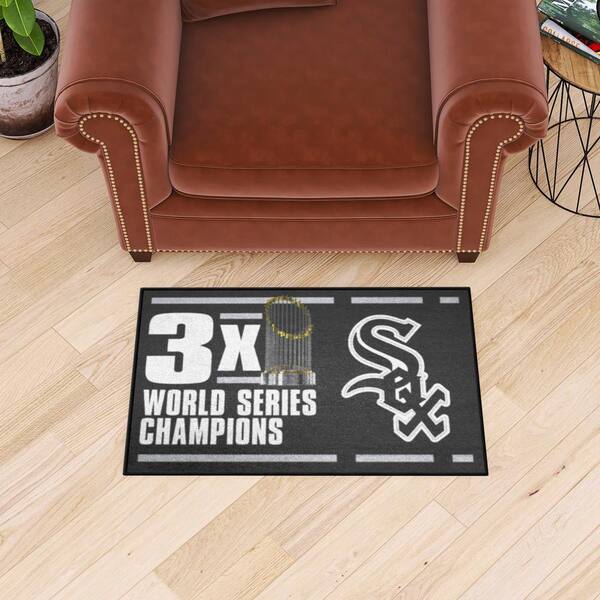 Chicago White Sox Starter Mat Accent Rug - 19in. x 30in. - White