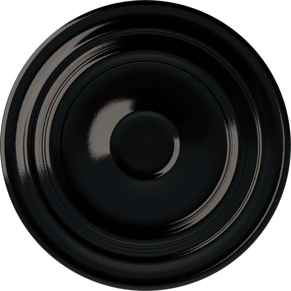 32-5/8 in. x 1-1/2 in. Giana Urethane Ceiling Medallion (Fits Canopies up to 7-7/8 in.), Black Pearl price history on PriceWatchPro