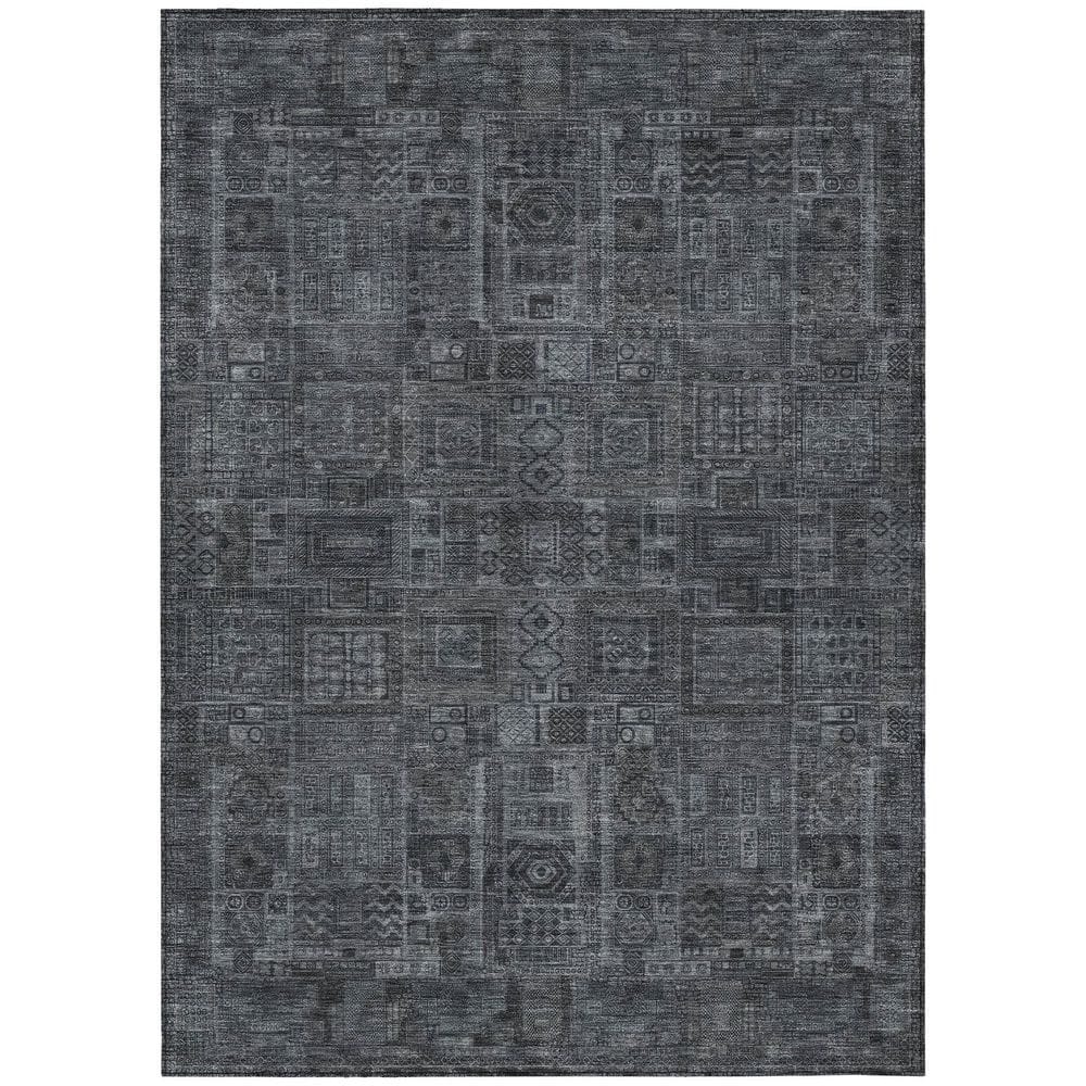 Chantille Machine Washable Indoor/Outdoor Abstract ACN2805 Gray 8 ft. x 10 ft. Area Rug price history on PriceWatchPro