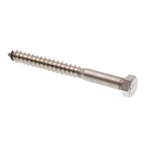 1/4 x 3-1/2" Lag Bolts Hex Head Stainless Steel Heavy Duty Wood Screws Qty 100 