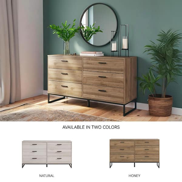 Signature DESIGN BY ASHLEY Deanlow Brown 6 Drawer 59.02 in. Dresser  EB1866-231