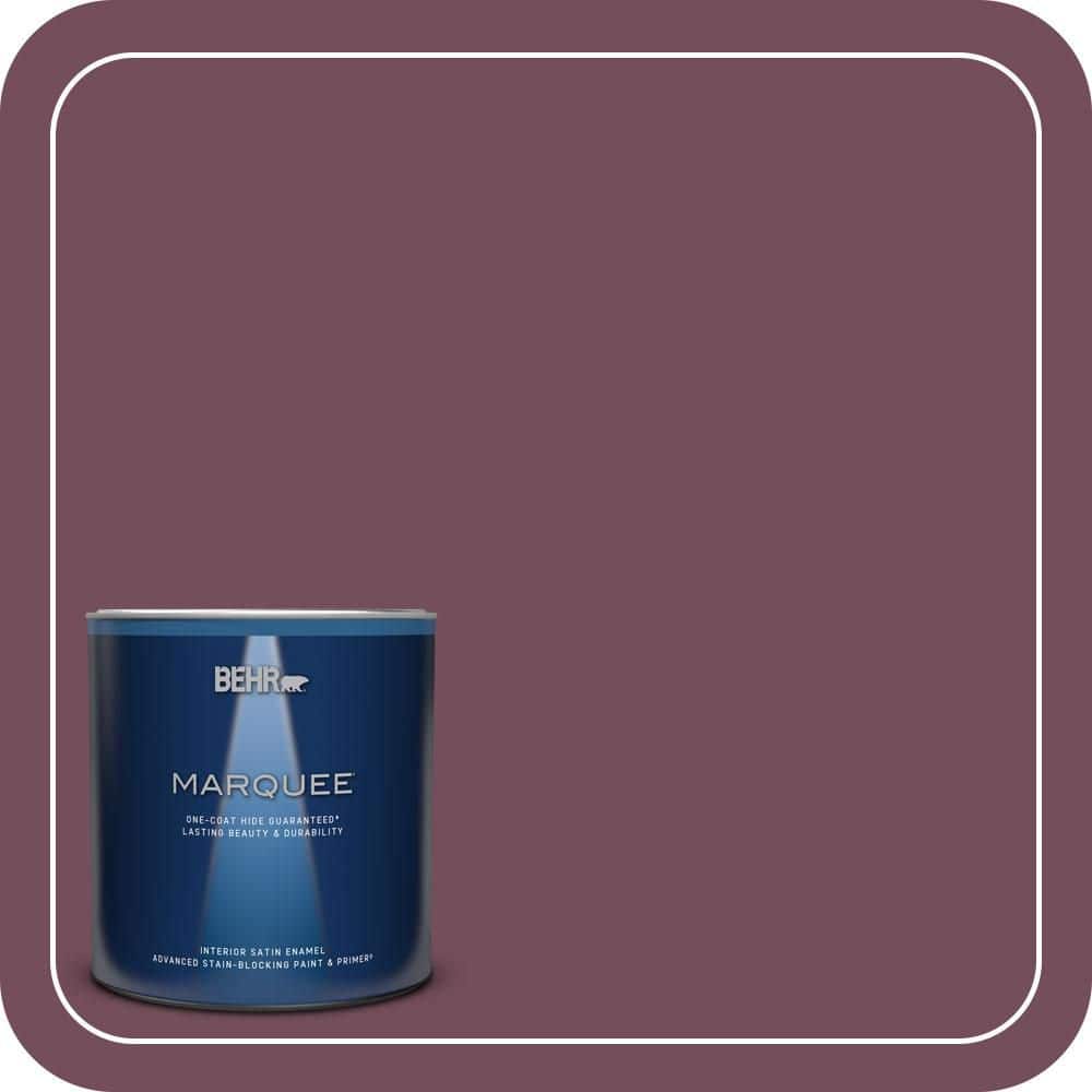 1 qt. #S120-7 Fine Wine Satin Enamel Interior Paint & Primer price history on PriceWatchPro