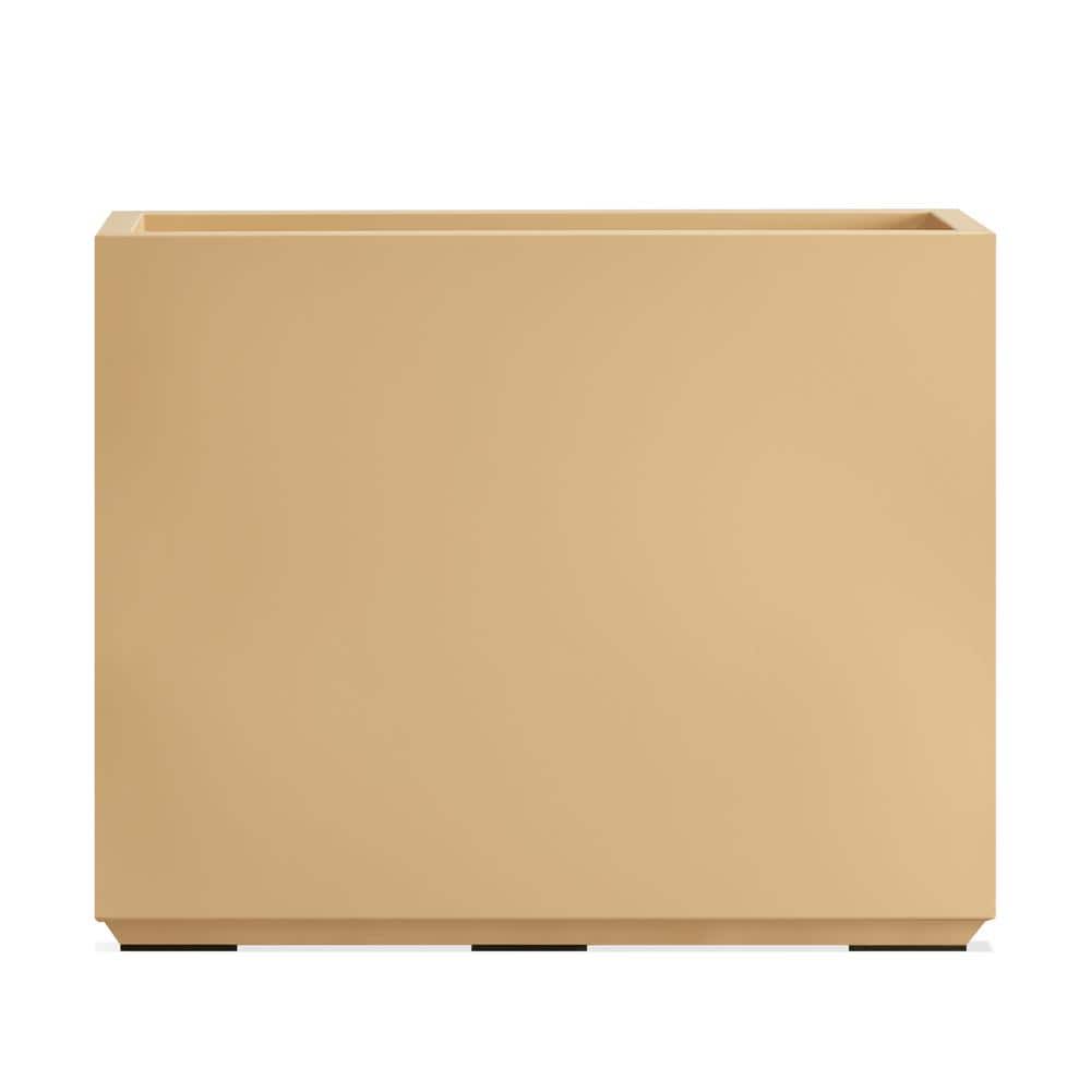 24.02 in. H x 30 in. W x 9.84 in. D Long Box Metal Rectangular Planter in Coral Peach price history on PriceWatchPro