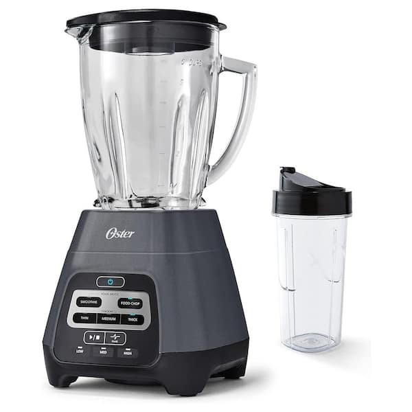 Oster 64 fl. oz Texture Select All Metal Drive Blender with Blend-N-Go Cup in Black