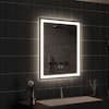 HOMLUX24in.Wx30in.HRectangularFramelessLEDLightwith3-ColorandAnti-FogWallMountedBathroomVanityMirror462A00494F-TheHomeDepot