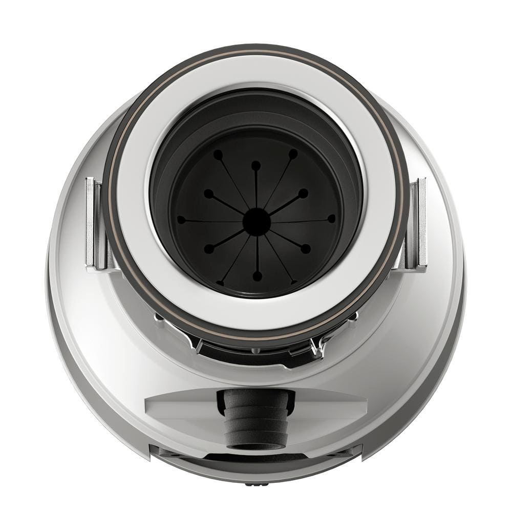 Silver Continuous Feed Stainless Steel Food Waste Disposer