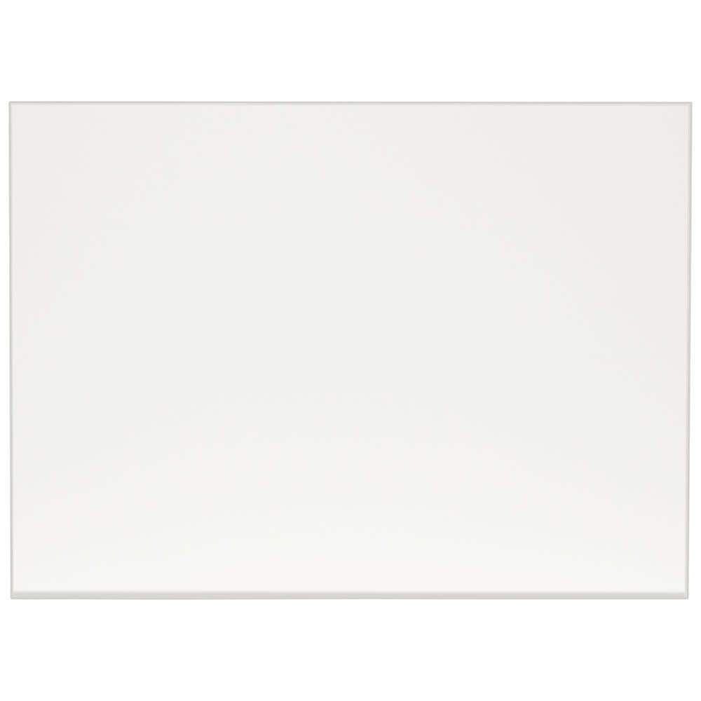 Hampton Bay 48 in. W x 34.5 in. H End Panel in Satin White