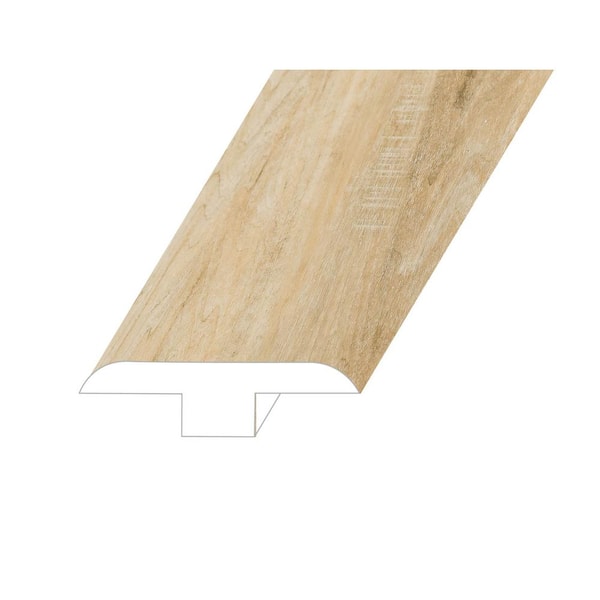 Montserrat Silva Saged Camel 0.5 in. Thick x 1.8 in. Wide x 94.5 in. Length Vinyl T-Molding