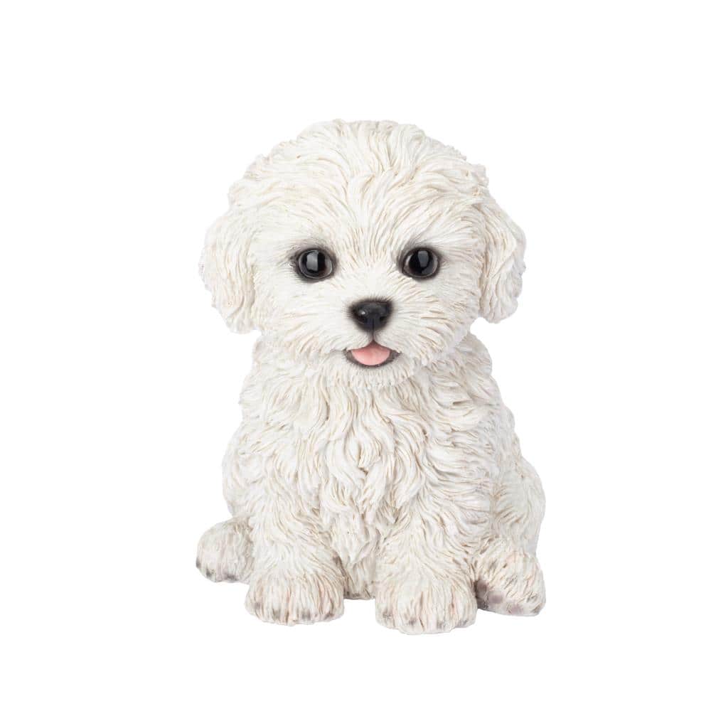 HI-LINE GIFT LTD. SoReal White Bichon Frise Decorative Puppy