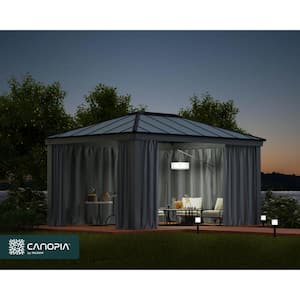 Curtain Set for Dallas 12 ft. x 16 ft. Outdoor Gazebo