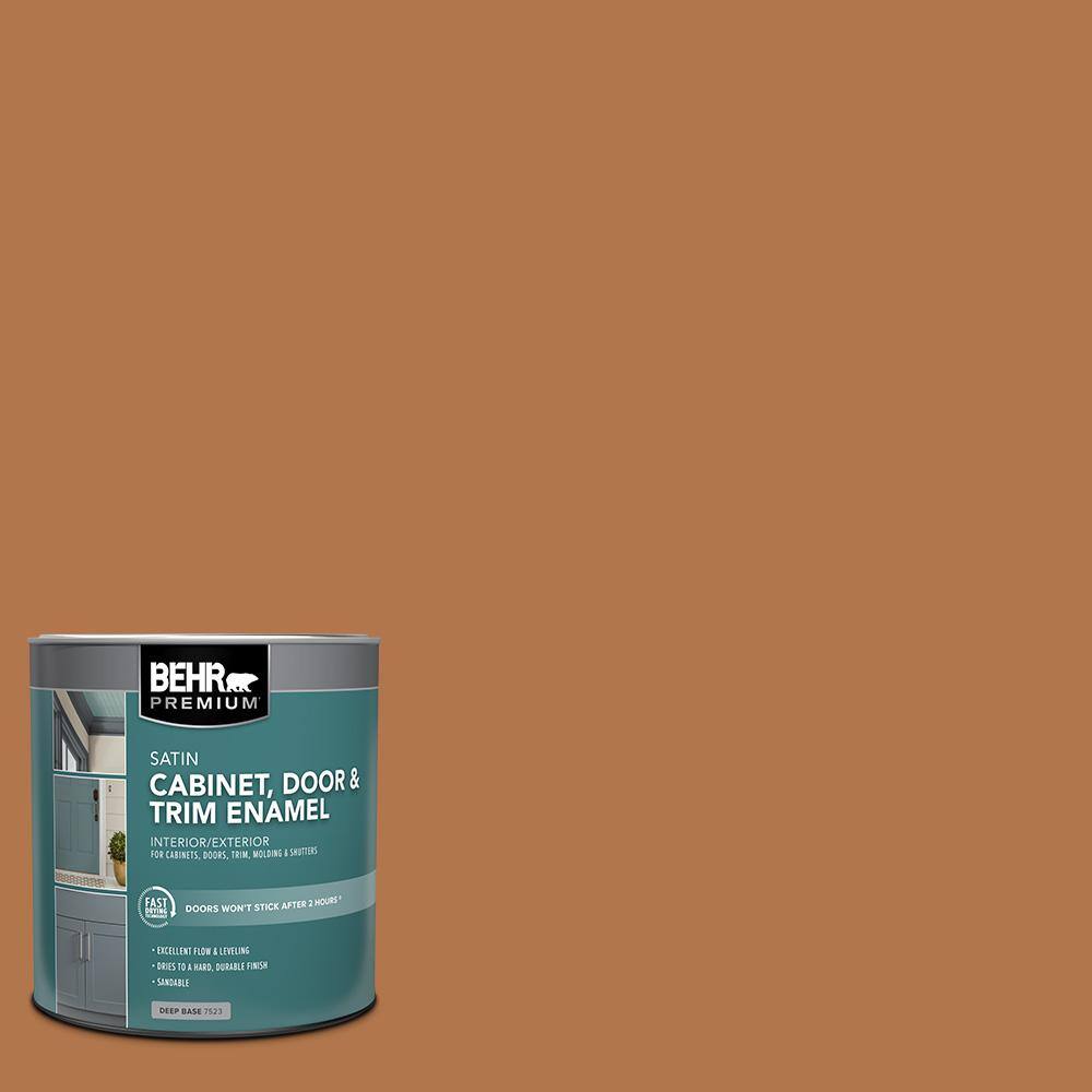 1 qt. #PMD-41 Copper Mine Satin Enamel Interior/Exterior Cabinet, Door & Trim Paint price history on PriceWatchPro