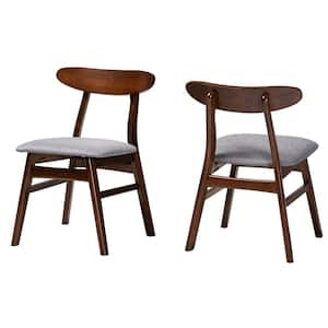 Ulyana Grey and Dirty Oak Dining Chair (Set of 2)