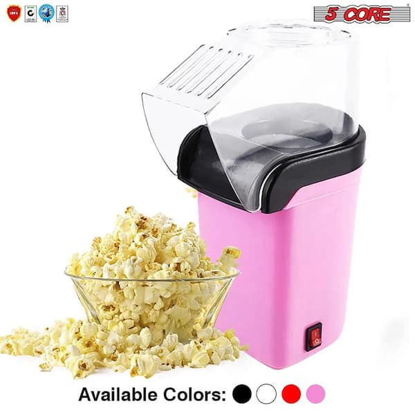 Hot Air Popper Popcorn Maker Machine No Oil Needed - Pink for
