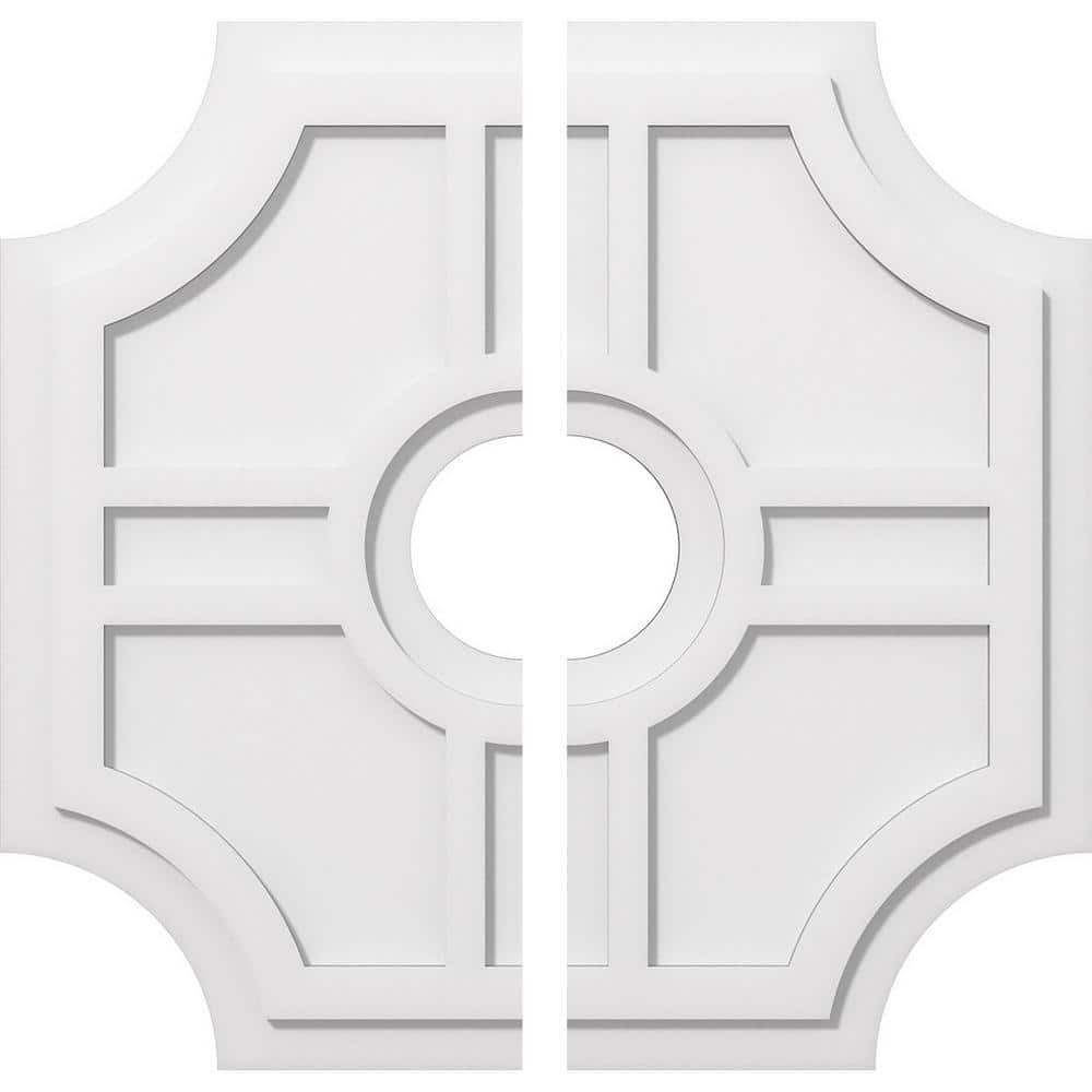 Ekena Millwork Endurathane Oslo Ceiling Medallion, 28 1/8"OD X 1 3/4"P (Fits Canopies Up To 10 1