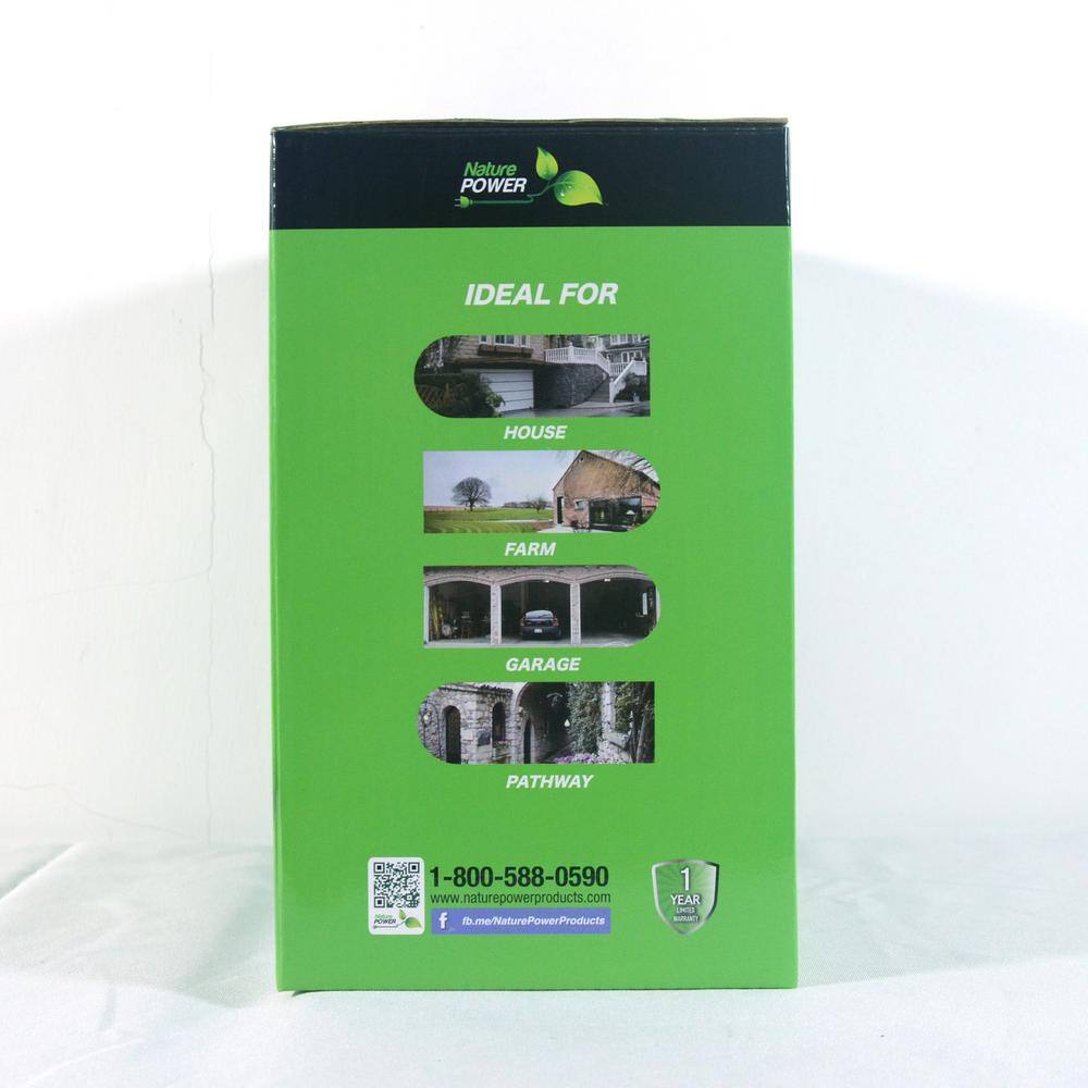 Black Solar Powered LED Motion Sensor Floodlight
