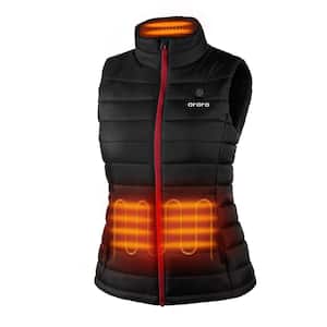Women's Small Black 7.2-Volt Lithium-Ion Lightweight Heated Vest with (1) 5.2 Ah Battery and Charger