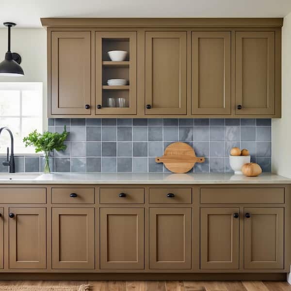 MSI Lakeview Denim 5 in. x 5 in. Glossy Ceramic Wall Tile (10.2 sq