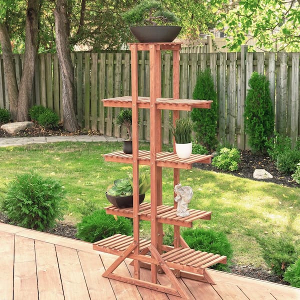 Leisure Season 33 In W X 11 D 57, Patio Plant Stands Tiered