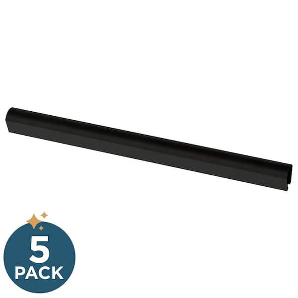 Franklin Brass 5-Pack Modern Arch Adjusta-Pull Adjustable 2 to 8-13/16 in. (51-224 mm) Modern Matte Black Cabinet Drawer Pulls