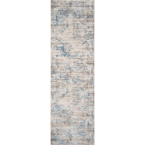 Momeni Juliet Blue 2 ft. x 8 ft. Indoor Runner Rug